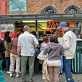 The most famous frites stall on Markt square